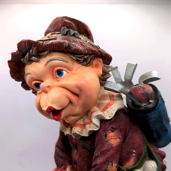 LAAF Collection Efteling Holland LUTT the GOLFER Gnome Figure Figurine Statue - Picture 11 of 12